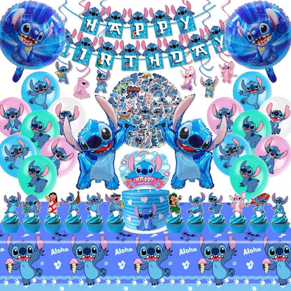 Stitch Birthday Party Kit – 103PCS Complete Decor Set