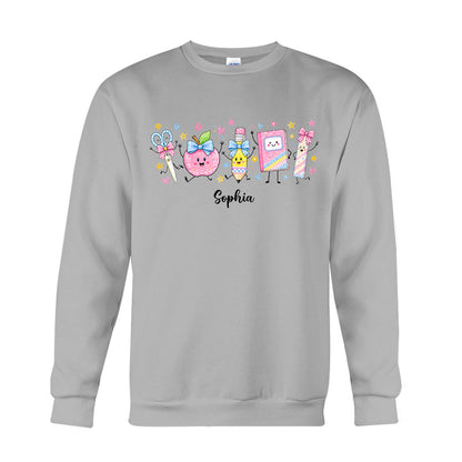 Back To School, Teacher Gift Idea - Personalized Teacher T-shirt And Hoodie