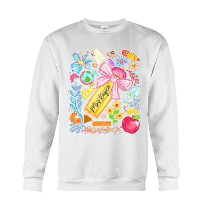 Back To School, Teacher Gift Idea - Personalized Teacher T-shirt And Hoodie