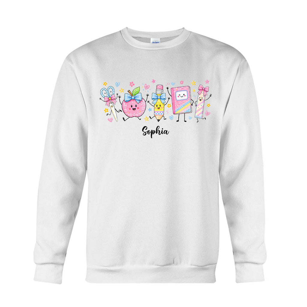 Back To School, Teacher Gift Idea - Personalized Teacher T-shirt And Hoodie