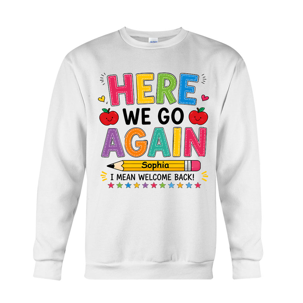 Back To School, Teacher Gift Idea - Personalized Teacher T-shirt And Hoodie