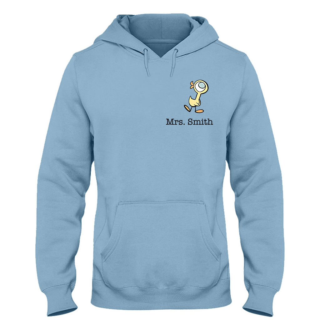 Back To School - Personalized Teacher T-shirt And Hoodie