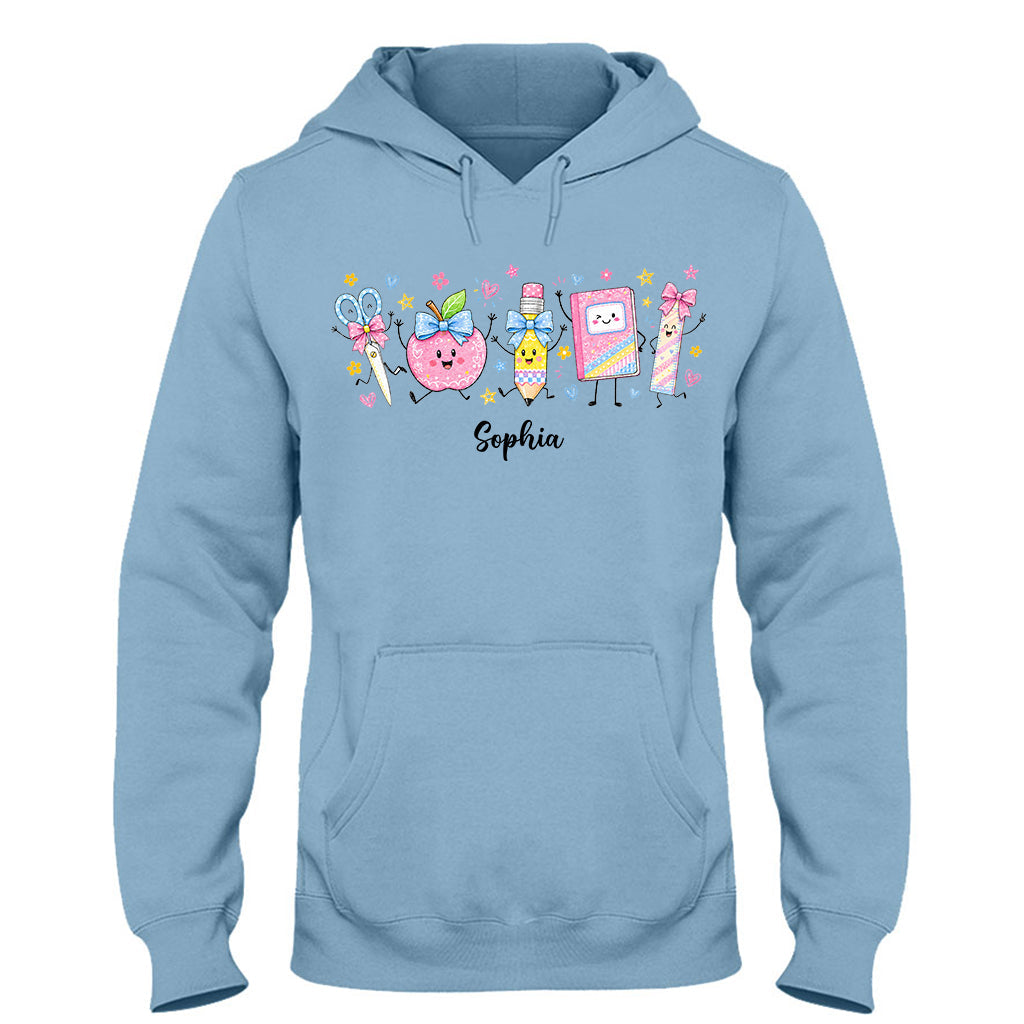 Back To School, Teacher Gift Idea - Personalized Teacher T-shirt And Hoodie