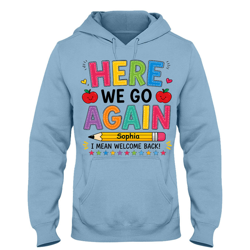 Back To School, Teacher Gift Idea - Personalized Teacher T-shirt And Hoodie