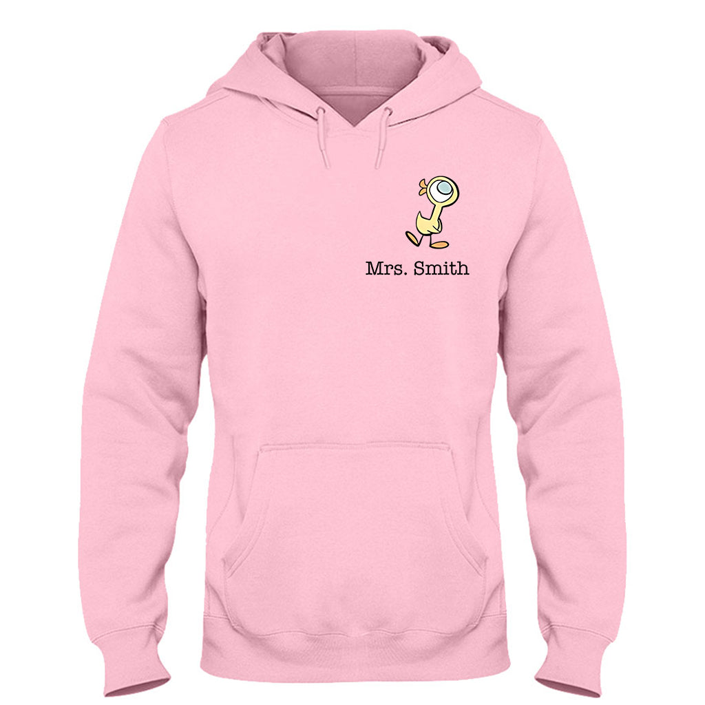 Back To School - Personalized Teacher T-shirt And Hoodie