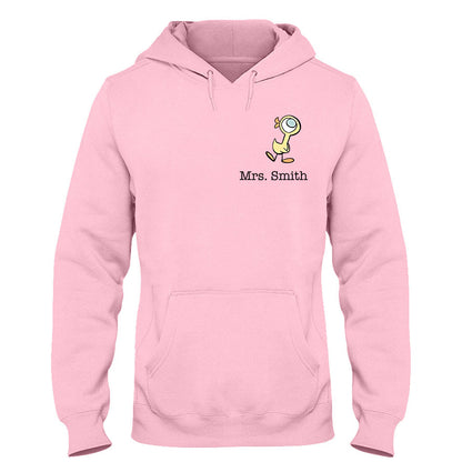 Back To School - Personalized Teacher T-shirt And Hoodie