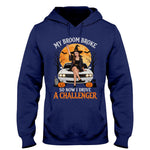 My Broom Broke Funny Halloween - Personalized Car Lover T-shirt And Hoodie