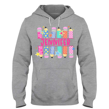 Back To School, Teacher Gift Idea - Personalized Teacher T-shirt And Hoodie