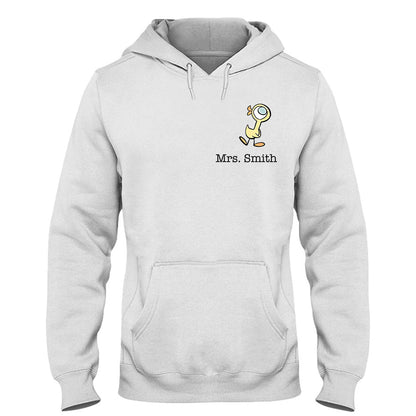 Back To School - Personalized Teacher T-shirt And Hoodie