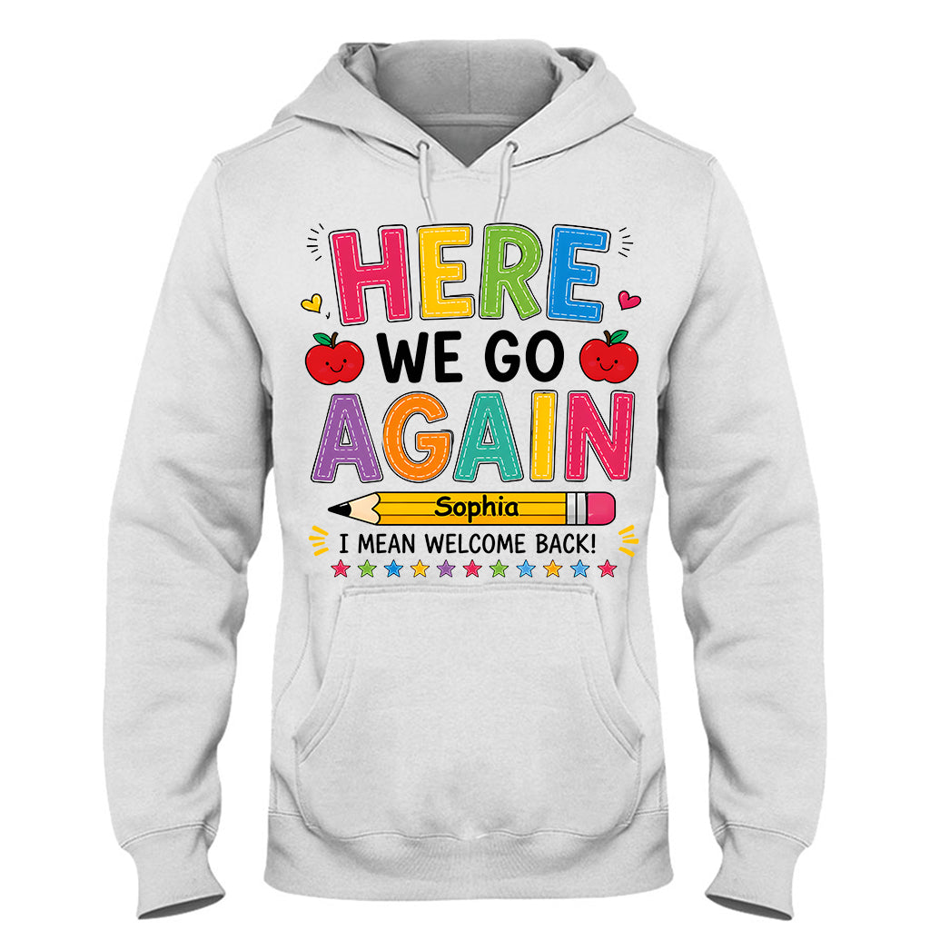 Back To School, Teacher Gift Idea - Personalized Teacher T-shirt And Hoodie