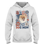 Dog Mom In This 4th Of July - Personalized Dog T-shirt And Hoodie