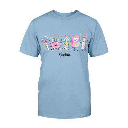 Back To School, Teacher Gift Idea - Personalized Teacher T-shirt And Hoodie