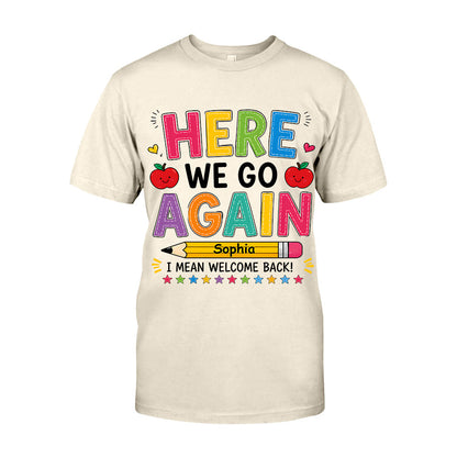 Back To School, Teacher Gift Idea - Personalized Teacher T-shirt And Hoodie