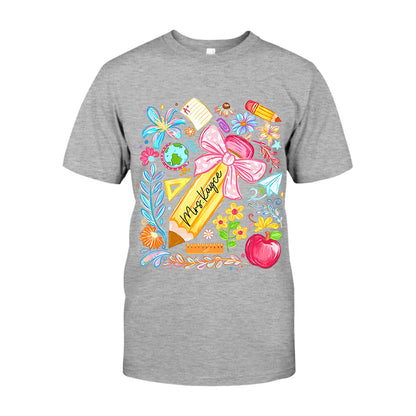 Back To School, Teacher Gift Idea - Personalized Teacher T-shirt And Hoodie
