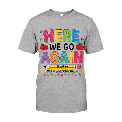 Back To School, Teacher Gift Idea - Personalized Teacher T-shirt And Hoodie