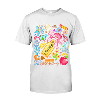Back To School, Teacher Gift Idea - Personalized Teacher T-shirt And Hoodie
