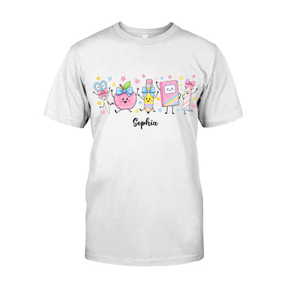 Back To School, Teacher Gift Idea - Personalized Teacher T-shirt And Hoodie