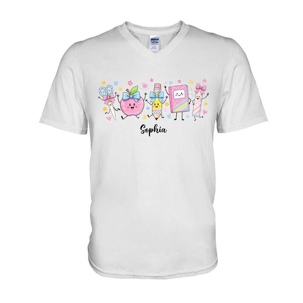 Back To School, Teacher Gift Idea - Personalized Teacher T-shirt And Hoodie