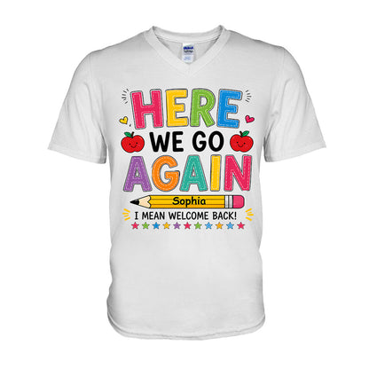 Back To School, Teacher Gift Idea - Personalized Teacher T-shirt And Hoodie