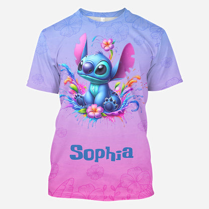 Blue Ohana - Personalized Ohana All Over Shirt